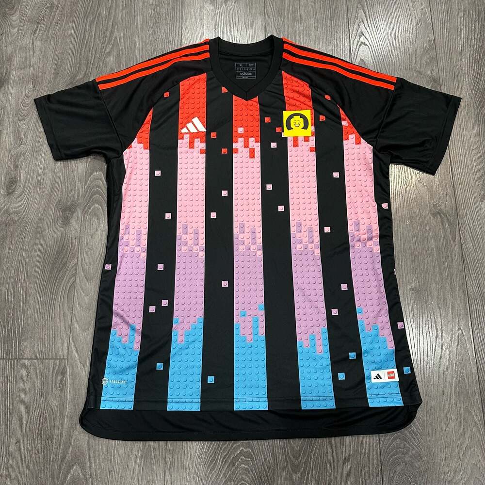 Adidas Lego Tiro Jersey Mens Large Slim Fit Black HR4329 195745439533